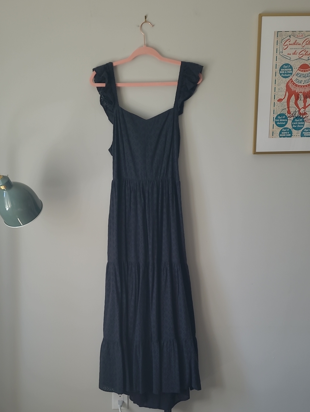 The Drop 'Tulsi' Ruffle Shoulder Dress